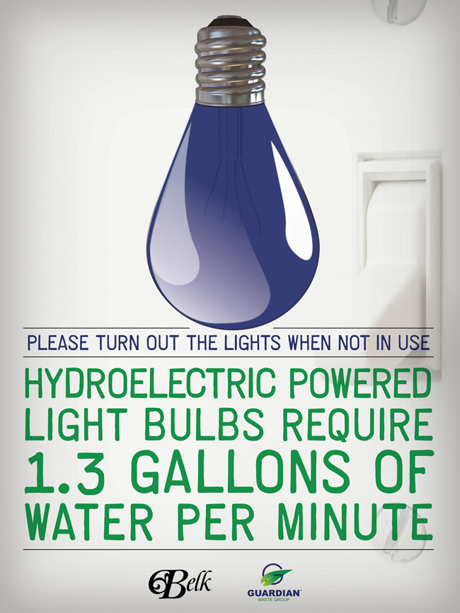 Belk Internal Recycling Poster Campaign