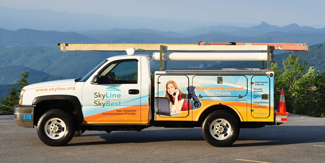 SkyLine Membership Corp Truck Wraps